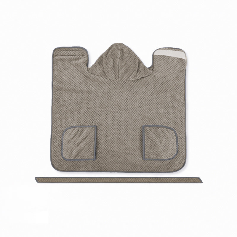 High Absorbent Pet Bath Robe Quick-Drying Soft Towel